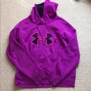 Purple Under Armor Hoodie
